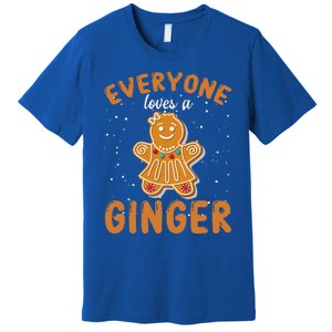 Everyone Loves A Ginger Gingerbread Christmas Premium T-Shirt