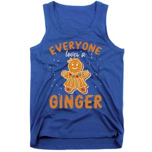 Everyone Loves A Ginger Gingerbread Christmas Tank Top