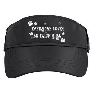 Everyone Loves An Irish Girl Adult Drive Performance Visor