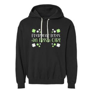 Everyone Loves an Irish Girl Garment-Dyed Fleece Hoodie