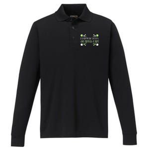 Everyone Loves an Irish Girl Performance Long Sleeve Polo