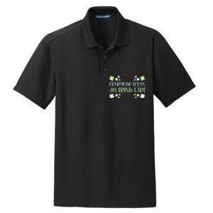 Everyone Loves an Irish Girl Dry Zone Grid Polo