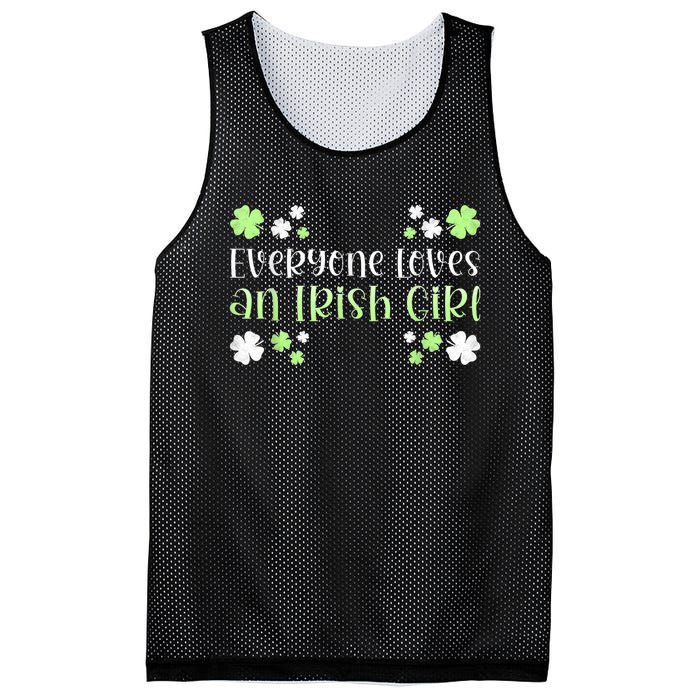 Everyone Loves an Irish Girl Mesh Reversible Basketball Jersey Tank