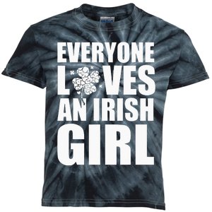 Everyone Loves an Irish Funny St Patrick's Day Kids Tie-Dye T-Shirt