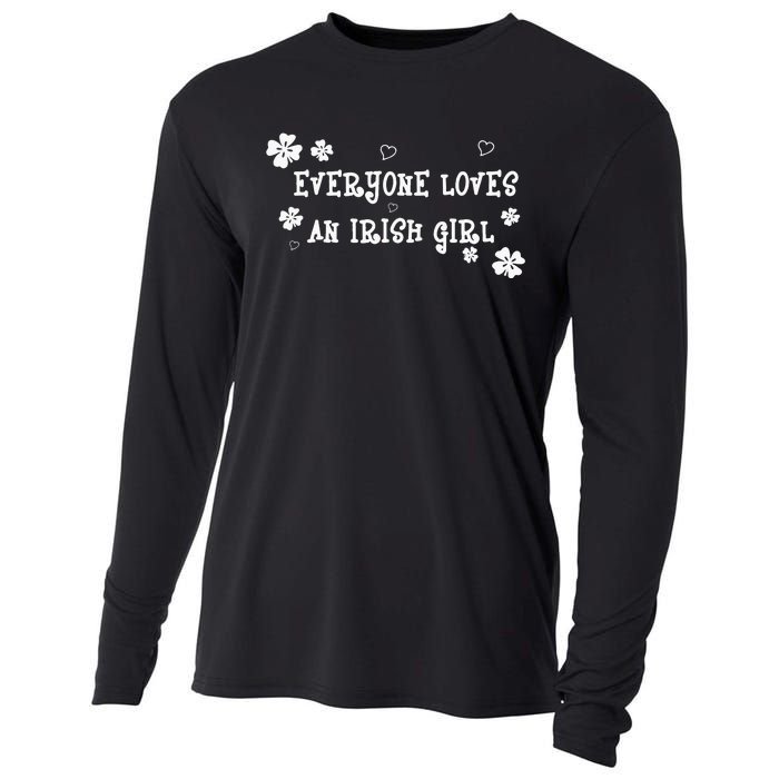 Everyone Loves An Irish Girl Cooling Performance Long Sleeve Crew