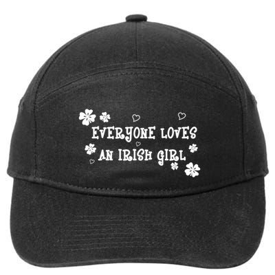 Everyone Loves An Irish Girl 7-Panel Snapback Hat