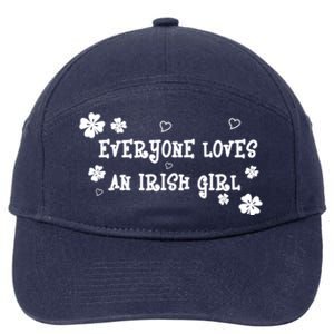 Everyone Loves An Irish Girl 7-Panel Snapback Hat