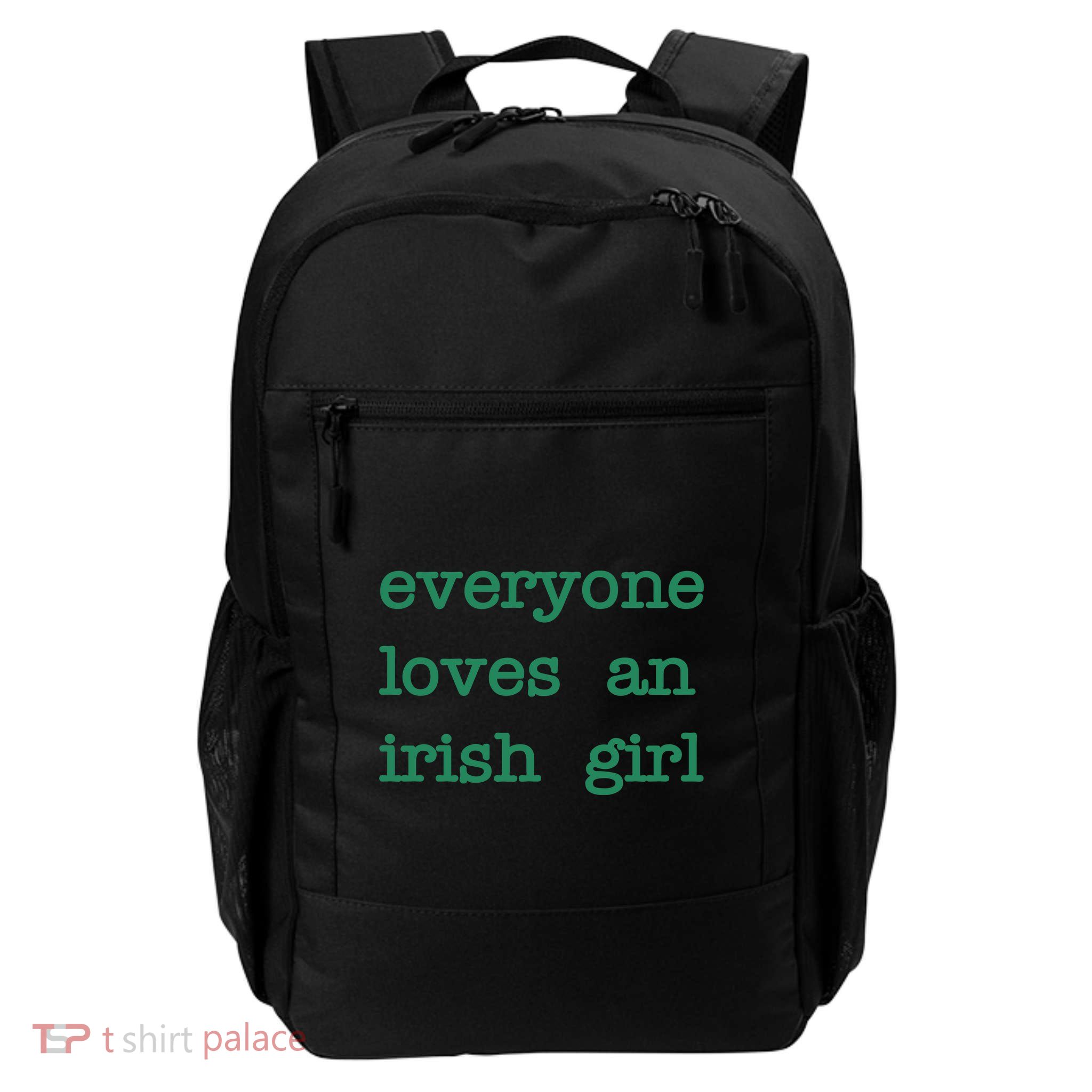 Everyone Loves An Irish Girl Backpack