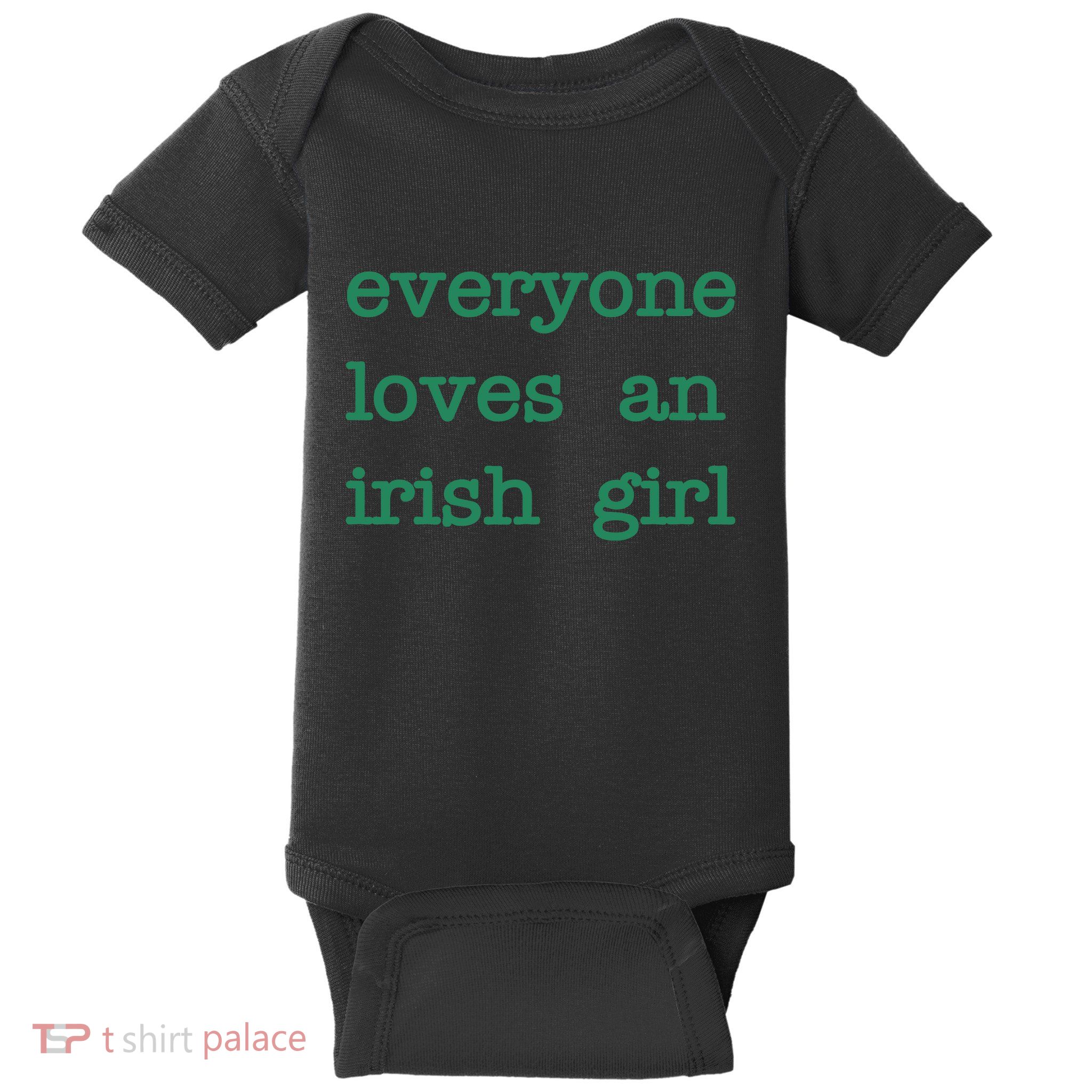 Everyone Loves An Irish Girl Baby Bodysuit
