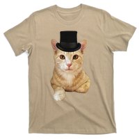 Everyone Loves A Dapper Orange Tabby Cat In A Top Hat T-Shirt