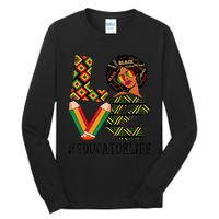 Educator Love African American  Black History Month Tall Long Sleeve T-Shirt