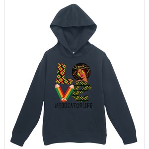 Educator Love African American  Black History Month Urban Pullover Hoodie