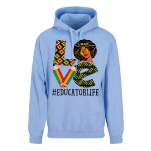 Educator Love African American  Black History Month Unisex Surf Hoodie