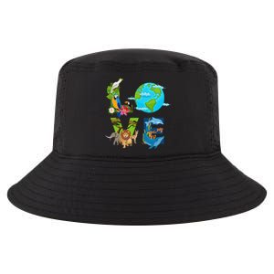 Earth Love Animals Environment Climate Change Earth Day Cool Comfort Performance Bucket Hat