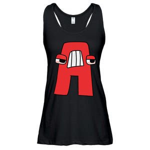 Emotion Letter A Alphabet Lore Funny For Friend  Girls Ladies Essential Flowy Tank