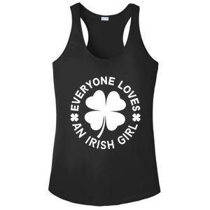 Everyone Loves An Irish Girl Green St Patricks Day Ladies PosiCharge Competitor Racerback Tank