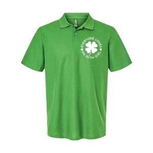 Everyone Loves An Irish Girl Green St Patricks Day Softstyle Adult Sport Polo