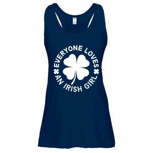 Everyone Loves An Irish Girl Green St Patricks Day Ladies Essential Flowy Tank