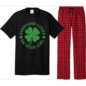 Everyone Loves An Irish Girl Green St Patricks Day Pajama Set