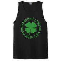 Everyone Loves An Irish Girl Green St Patricks Day PosiCharge Competitor Tank