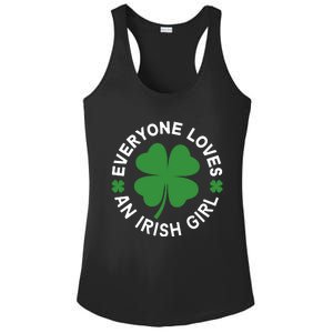 Everyone Loves An Irish Girl Green St Patricks Day Ladies PosiCharge Competitor Racerback Tank