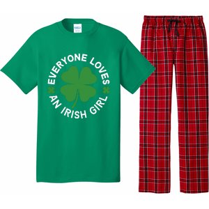 Everyone Loves An Irish Girl Green St Patricks Day Pajama Set