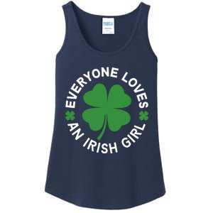 Everyone Loves An Irish Girl Green St Patricks Day Ladies Essential Tank