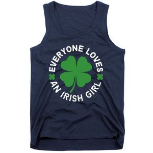 Everyone Loves An Irish Girl Green St Patricks Day Tank Top