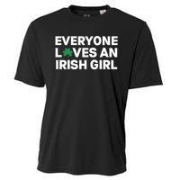 Everyone Loves An Irish Girl Green St Patricks Day Cooling Performance Crew T-Shirt