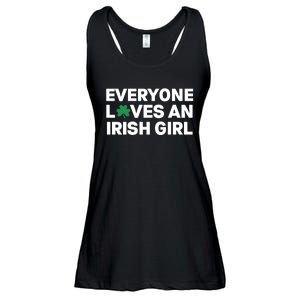 Everyone Loves An Irish Girl Green St Patricks Day Ladies Essential Flowy Tank