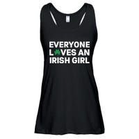 Everyone Loves An Irish Girl Green St Patricks Day Ladies Essential Flowy Tank