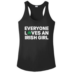 Everyone Loves An Irish Girl Green St Patricks Day Ladies PosiCharge Competitor Racerback Tank