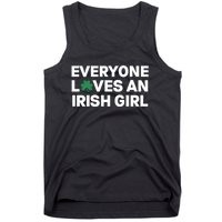 Everyone Loves An Irish Girl Green St Patricks Day Tank Top