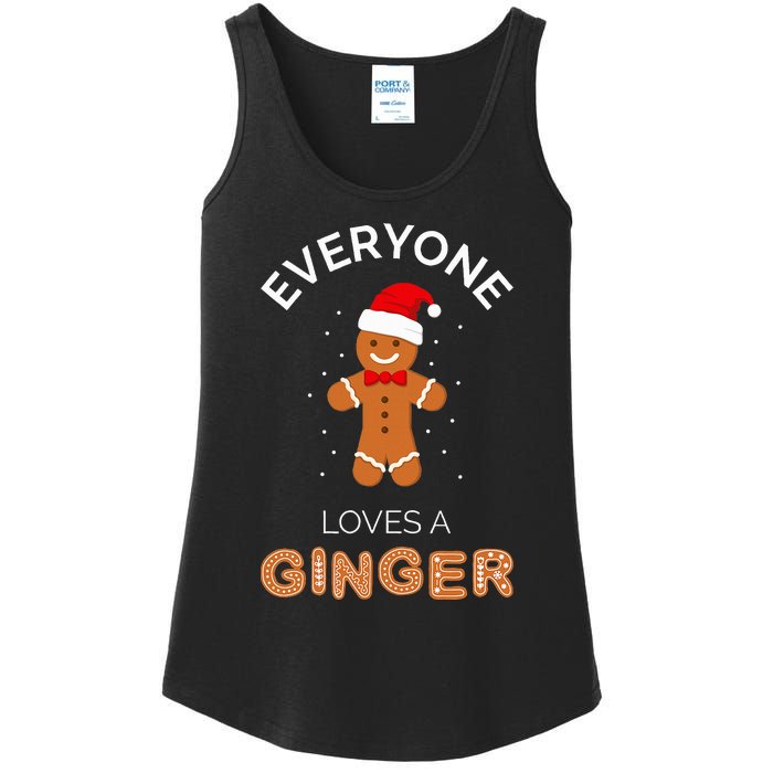 Everyone Loves A Ginger Fun Outfit For Christmas Costume Ladies Essential Tank