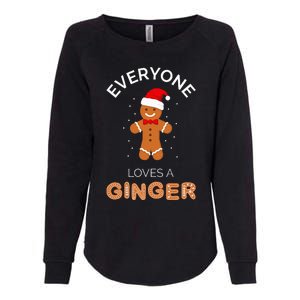 Everyone Loves A Ginger Fun Outfit For Christmas Costume Womens California Wash Sweatshirt