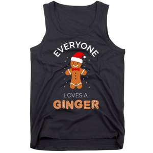 Everyone Loves A Ginger Fun Outfit For Christmas Costume Tank Top