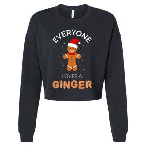 Everyone Loves A Ginger Fun Outfit For Christmas Costume Cropped Pullover Crew