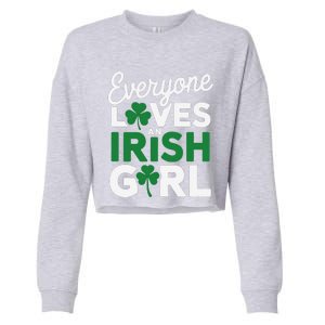 Everyone Loves An Irish Girl Cropped Pullover Crew