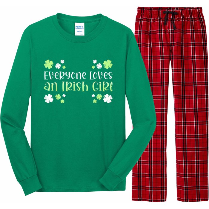 Everyone Loves An Irish Girl Long Sleeve Pajama Set