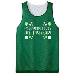 Everyone Loves An Irish Girl Mesh Reversible Basketball Jersey Tank