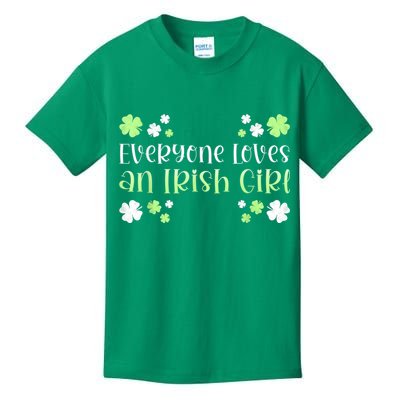 Everyone Loves An Irish Girl Kids T-Shirt