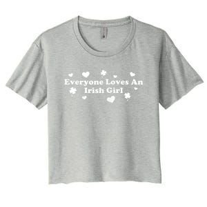 Everyone Loves An Irish Girl Women's Crop Top Tee