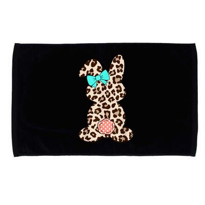 Easter Leopard Bunny Rabbit Palm Sunday Women Microfiber Hand Towel