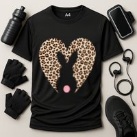 Easter Leopard Bunny Rabbit Heart Palm Sunday Great Gift Performance Shirt
