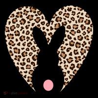 Easter Leopard Bunny Rabbit Heart Palm Sunday Great Gift 7-Panel Snapback Hat
