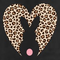Easter Leopard Bunny Rabbit Heart Palm Sunday Great Gift Microfiber Hand Towel