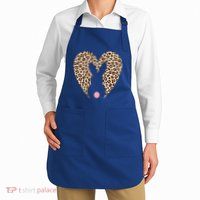 Easter Leopard Bunny Rabbit Heart Palm Sunday Great Gift Apron