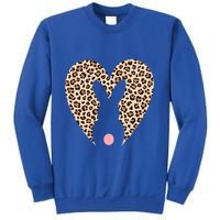 Easter Leopard Bunny Rabbit Heart Palm Sunday Great Gift Sweatshirt
