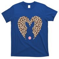 Easter Leopard Bunny Rabbit Heart Palm Sunday Great Gift T-Shirt