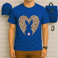 Easter Leopard Bunny Rabbit Heart Palm Sunday Great Gift T-Shirt
